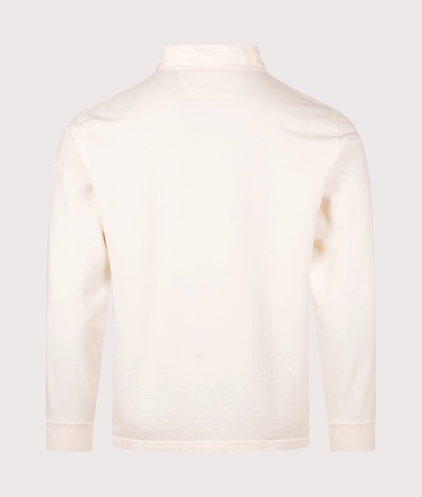 CP Company Mens Light Fleece Polo Sweatshirt